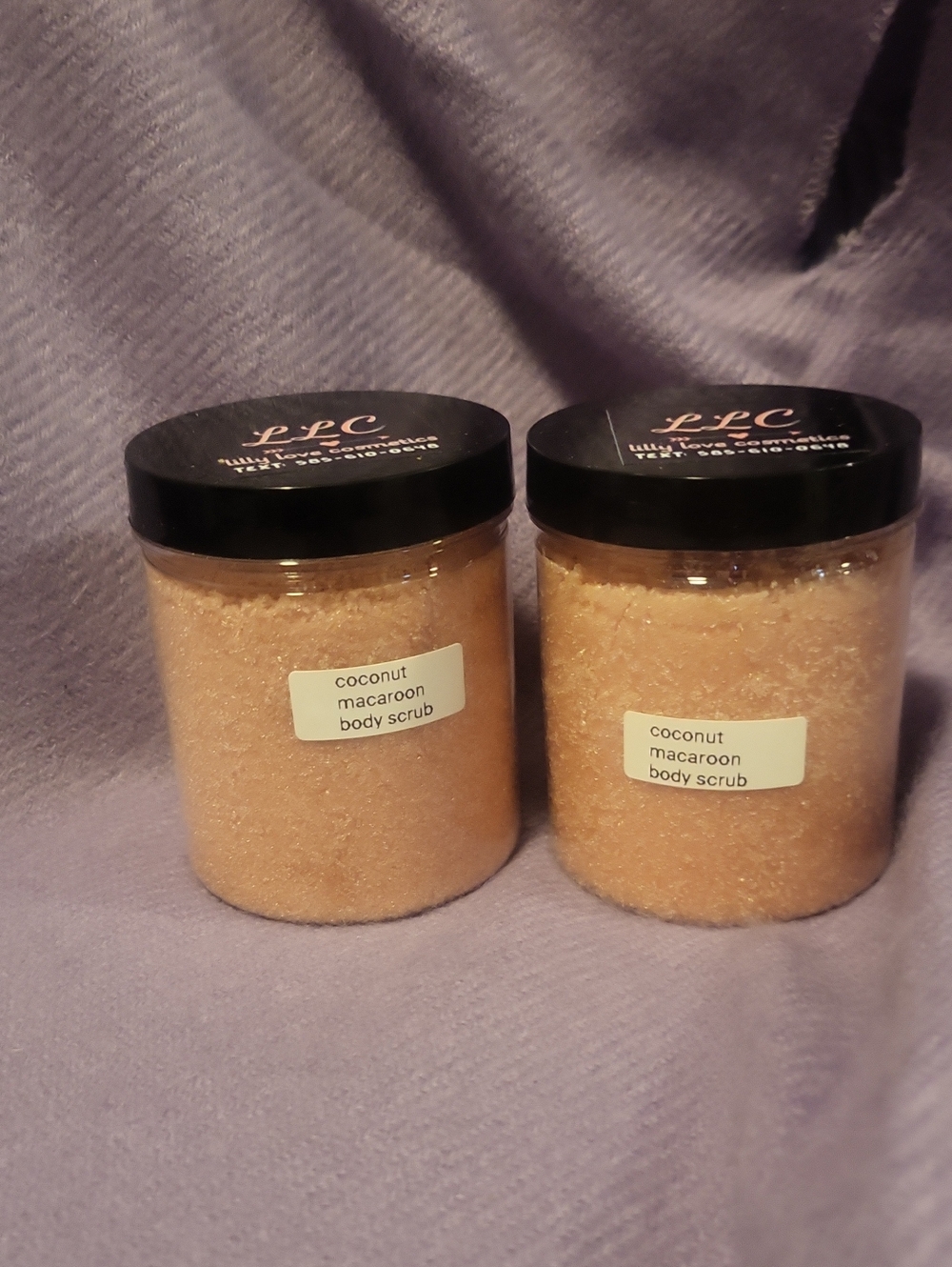 Coconut Macaroon Body Scrub Handmade Qt 1